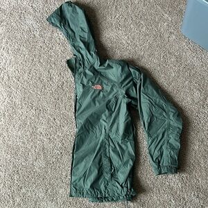 The North Face Rain Jacket Sage Green & Pink Women’s Size L